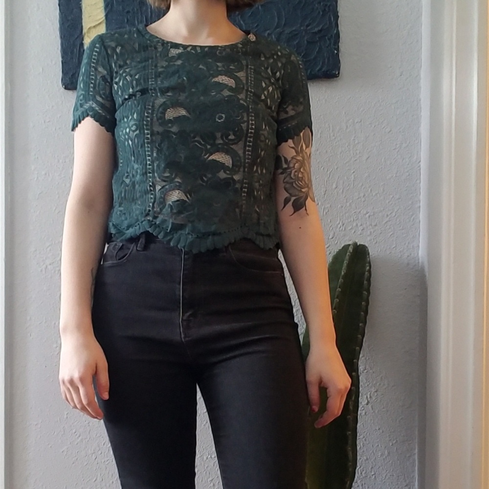 Lace Crop Top